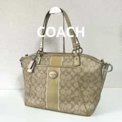 COACH シグネチャー トートバッグ ショルダーバッグ 2way