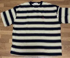 U.S. POLO ASSN. ストライプ 半袖Tシャツ Fサイズ