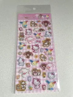 ラメ入り樹脂もりシール　サンリオ