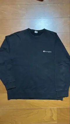 Champion ブラック トレーナー M