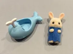シルバニアファミリー　海のおともだちシリーズ　みるくウサギの小さい赤ちゃん