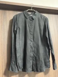 極美品　無印良品　長袖シャツ　麻　100%