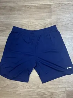 リーニン　バドミントン　ネイビー　ハーフパンツ