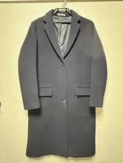 AURALEE 15AW Archiveネイビー チェスターコート ウールのサムネイル