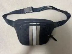 COACH ボディバッグ ストライプデザイン