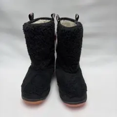 フリースチェック柄ブーツ