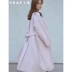フレイアイディー ウール混 ウエストリボン リバーチェスター ロング