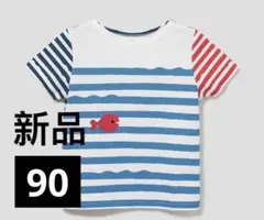 新品 グラニフ×きんぎょがにげた　Tシャツ　半袖 90cmのサムネイル