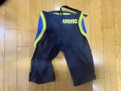 arena 競泳水着 NUXハーフスパッツ グレー オレンジ レッド - メルカリ
