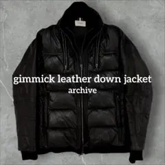 archive 00s gimmick reather down jacket