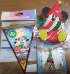 ディズニークリスマス　ガーランド　リルリンリンバッグチャーム☆3点セット