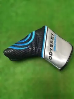ODYSSEY WORKS パター用ヘッドカバー 黒/青