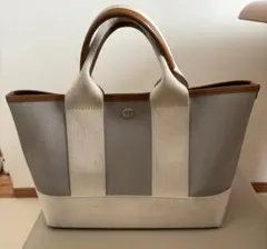 TOPKAPI スコッチグレイントートバッグ　ベージュ　トプカピ