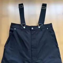 タグ付き新品　ブラック サロペットパンツ