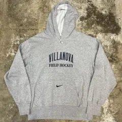 古着 00年代 NIKE ナイキ センターロゴ スウェットパーカー グレー L