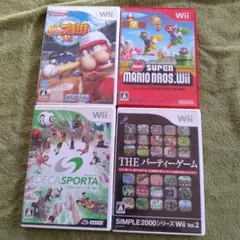 Wii ゲームソフト 4本セット