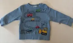 PAKA PAKA 水色 トレーナー 車デザイン