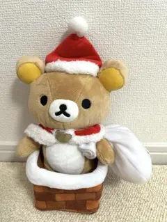 リラックマ ぬいぐるみ クリスマス サンタ 煙突のサムネイル