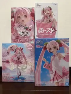 桜ミク　フィギュア　4体セット