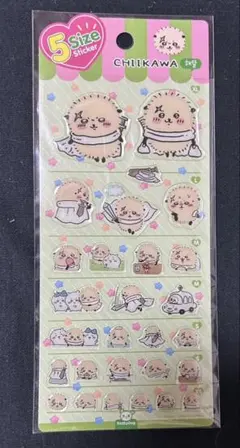 値引可！韓国限定ちいかわ ラッコ 5サイズステッカーセット　シール　新品