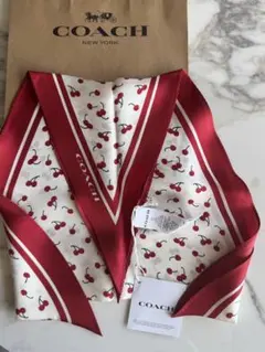 Coach Signature Ladybug Silk Scarf YLW - メルカリ