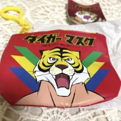 新日本プロレス　タイガーマスク　コインケース　ガチャ　小銭入れB 赤