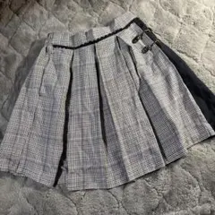 AxesFemme チェック柄キュロットスカート