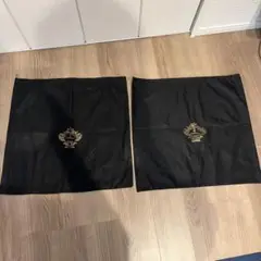 Orobianco オロビアンコ 黒 収納用巾着 袋 2個セット