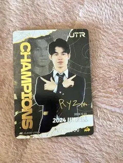 第五人格 IJLカード AXIZ WAVE Ryz選手UTR複製サイン入り