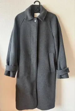 H&M ロングコート ダークグレー