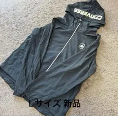 コンバース CONVERSE 撥水加工ロゴパーカー紺L新品