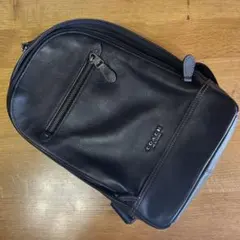 COACH ダークブラウン ショルダーバッグ