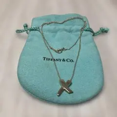 ティファニー パロマピカソ グラフィティ X キス クロス ネックレス