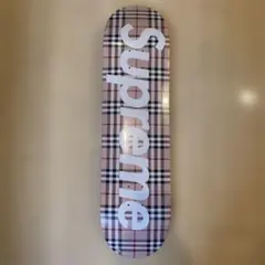 ⚠️激レア品⚠️ Supreme Burberry Skateboard Supreme Burberry Skateboard Deck Beige | eBay
