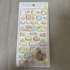 すみっコぐらし　ボンボンドロップシール　水色