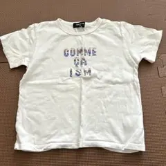 COMME CA ISM ホワイト Tシャツ 120A