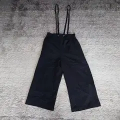 Coquette ブラック サロペット ワイドパンツ M