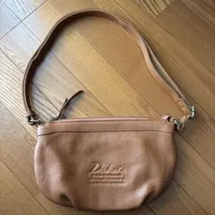 Dakota ブラウンレザー ショルダーバッグ