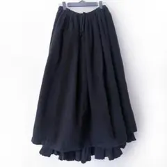 m*u様 タオ コムデギャルソンのロングスカート　ウエストゴム　マキシ丈