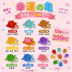 韓国 幸福の亀さん 10色セット - メルカリ