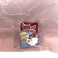 トムとジェリー　ラバーキーホルダー　ジェリー　マカロン