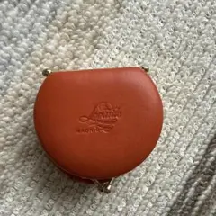 オレンジ レザー コインケース スペイン製
