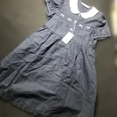 CHOPIN ネイビー 半袖ワンピース　130cm ワンピース　スカート