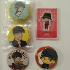 名探偵コナン 缶バッジ 赤井秀一　アクスタ　7点セット