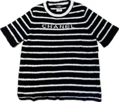 CHANEL UNIFORM 半袖ニット ピンクボーダー S - メルカリ