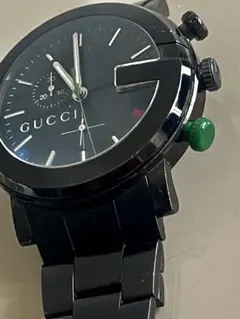 ⭐【超美品レアモデル】グッチ7200Lブラック文字腕時計(新品電池稼働品) WATCH