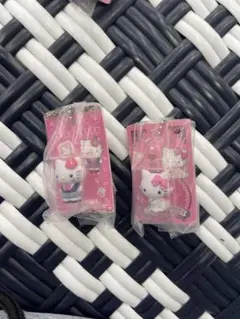 ハローキティ ミニチュアキーホルダー 2個セット