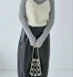 リエディ 辻元舞さん着用ビーズミニハンドバッグ