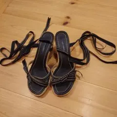 黒いリボンサンダル コンプリートガールズ
