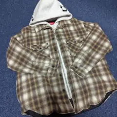 Supreme Hooded Flannel Zip Up Shirtのサムネイル